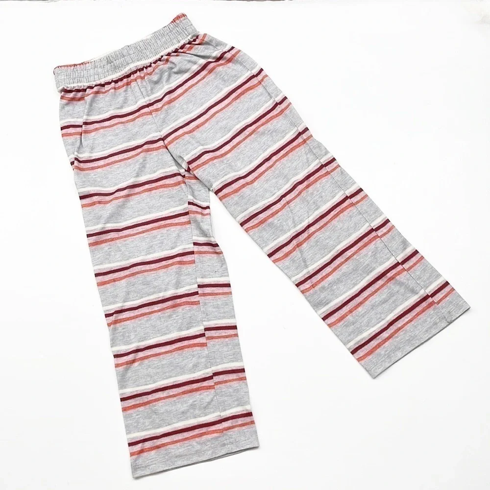 Cat & Jack gray striped pajama bottoms